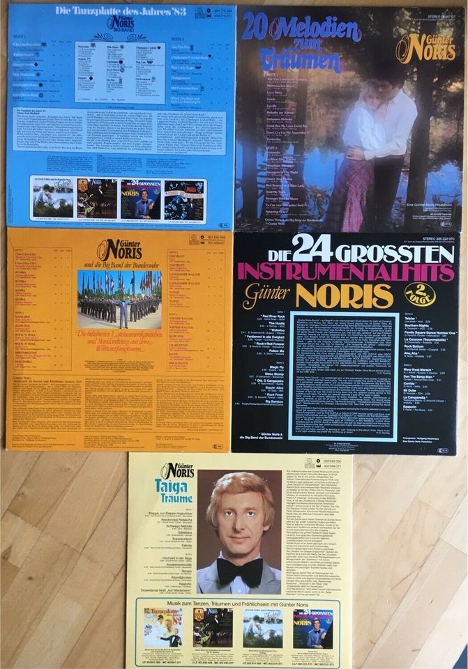 Günter Noris 5 LP’s Schallplatten Tanzen Tanzclub in Brüggen
