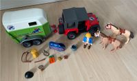 Playmobil 4189 Reiterhof Geländewagen Pferdeanhänger Zubehör ★ Nordrhein-Westfalen - Würselen Vorschau