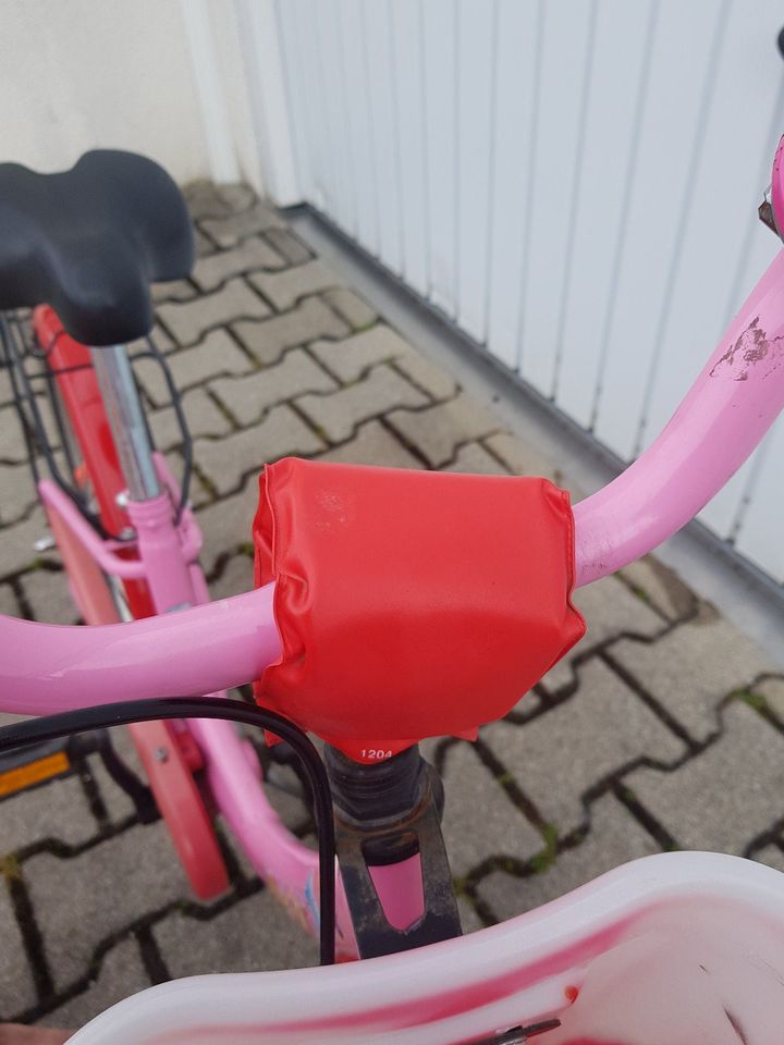 Kinderfahrrad / Mädchen Fahrrad Delphin 18 Zoll, rosa, guter Zust in Kaufering
