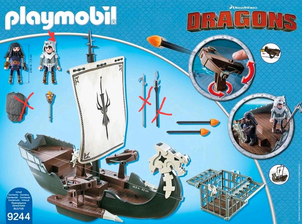 Playmobil Dragons Schiff in Schwerin