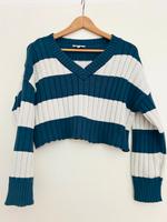 Subdued Pullover Gr. S, blau-weiß (cropped) Hamburg-Nord - Hamburg Barmbek Vorschau