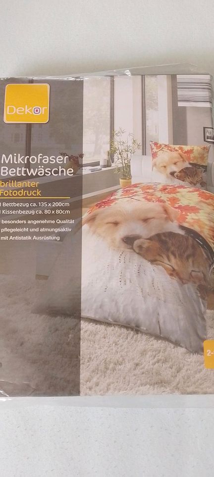 Bettwäsche Tierbabys NEU und Originalverpackt! in Erlenbach