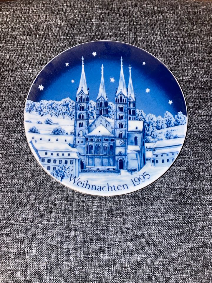 Weihnachtsteller Bavaria Porzellan 1990-1999 in Pützborn