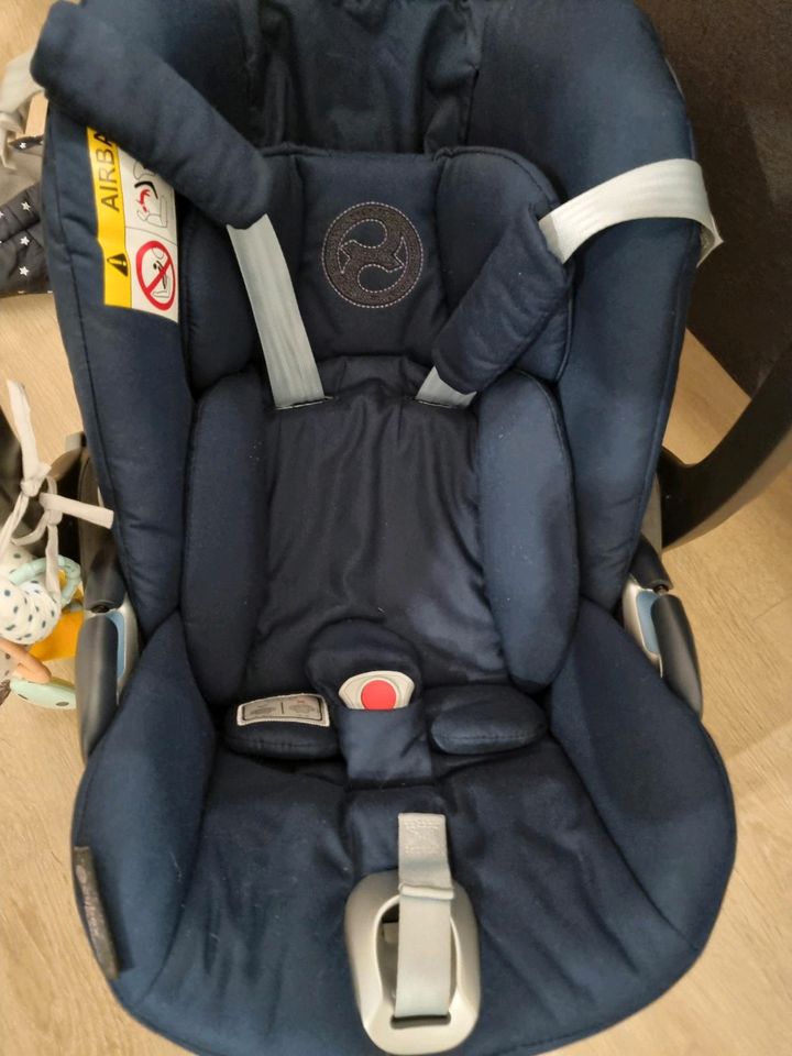 Cybex Babyschale PLATINUM Z i Size mit Isofixstation drehbar in Plate