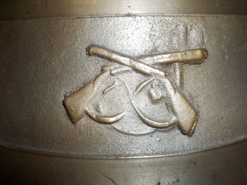 Große alte BRONZE Glocke Kuhglocke ~ GEB.Albertan Luzern ~ 1925 in Bielefeld