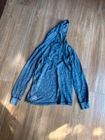 Hoodie T-Shirtstoff, leicht, blau mit weiß, Größe 158/164 Berlin - Zehlendorf Vorschau