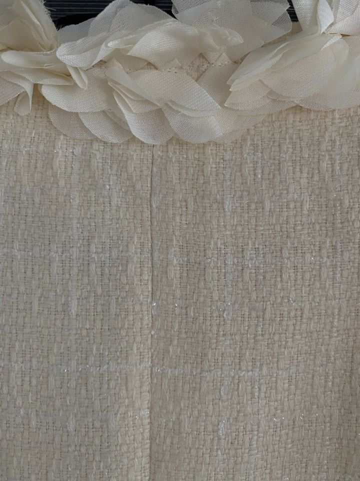 Boucle Anzug Creme Gr. S Hochzeitanzug in Mannheim