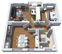 2-Zimmer-Wohnung im Erdgeschoß mit großer Küche und Balkon Nordrhein-Westfalen - Herne Vorschau