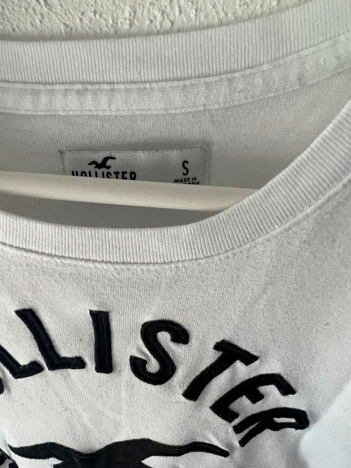 T-Shirt Hollister weiß - Größe S in Waldershof