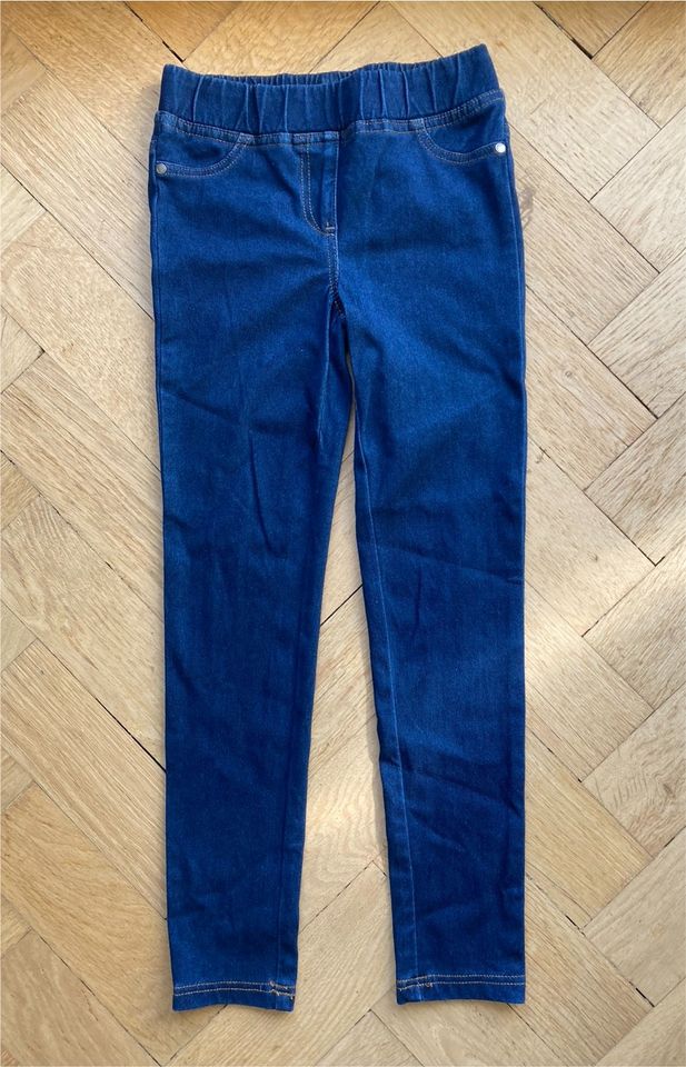 Yigga Ernstings Jeggings Jeans Leggings 140 dunkelblau in München