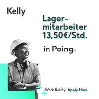 Lagermitarbeiter 13,50€ Stundenlohn (m/w/d) Bayern - Poing Vorschau