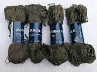 4 x 50g/142m Pack Wolle Jambo Cablé glänzend! dunkles oliv, edel! Niedersachsen - Großenkneten Vorschau