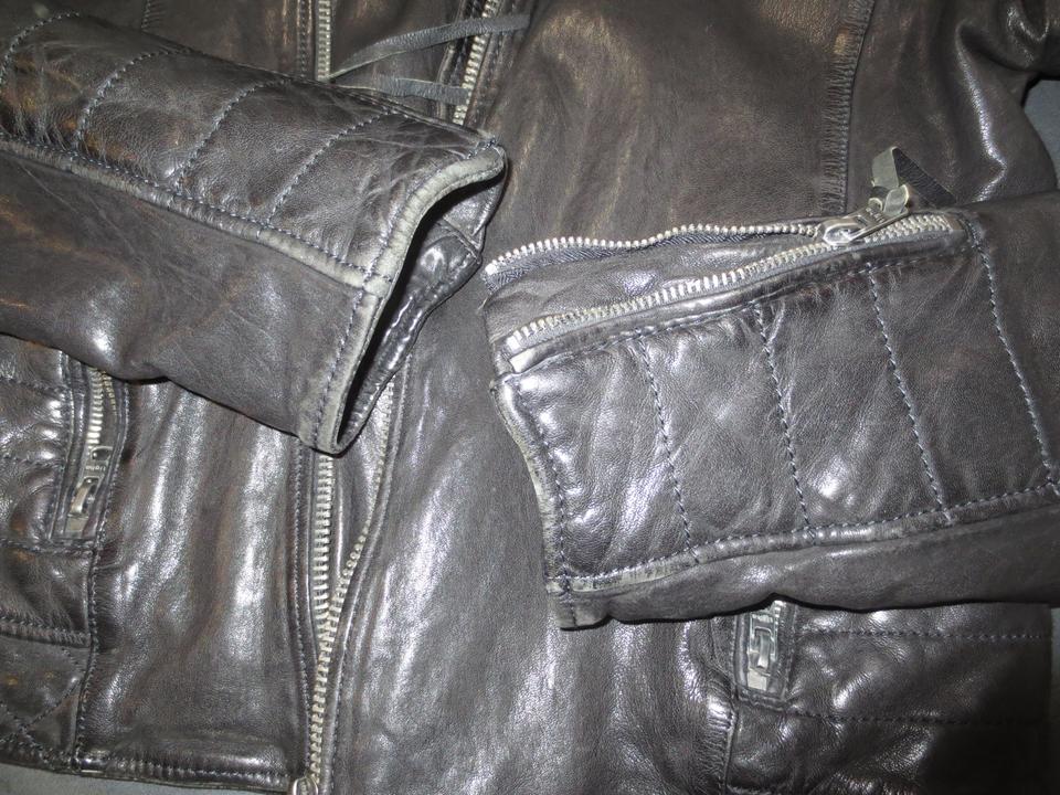 Tigha Lederjacke Bikerstyle Darian black Gr. L kaum getragen in Herford
