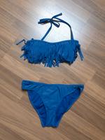 Bikini S 36 blau bodyflirt Fransen Neckholder Hannover - Vahrenwald-List Vorschau