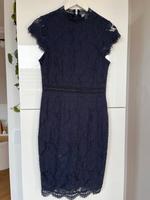 H&M Spitzen Anlass Kleid Navy dunkelblau Etui Leipzig - Möckern Vorschau