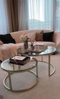 2er-Set Couchtische Glas & Gold — neuwertig, hochwertig, modern Berlin - Mitte Vorschau