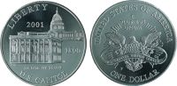 USA 1 Dollar 900 Silber 2001 Capitol Baden-Württemberg - Freiburg im Breisgau Vorschau