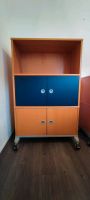 Büroschrank Ikea Effektiv auf Rollen | Blau/Buche Rheinland-Pfalz - Bad Münster-Ebernburg Vorschau