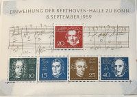 Beethoven Halle Briefmarken 1959 Hessen - Haiger Vorschau