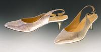 Brunate festlicher Premium Leder-Sling-Pumps in Silber Hessen - Kiedrich Vorschau