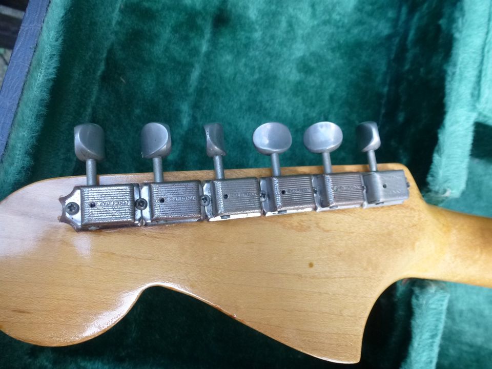 1963er Fender Jaguar,refinished,mit White Case,Top Zustand!! in Mauritz