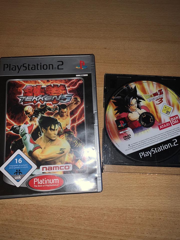 dragonbal z & Tekken 5 ps2 in Ibbenbüren