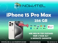 ✅ IPHONE 15 PRO MAX 256GB WIE NEU IN WEISS TITAN 999 € ✅ Frankfurt am Main - Innenstadt Vorschau