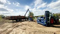 Lohnspalten Holzspalten Sägespaltautomat Brennholzaufbereitung Bayern - Mainburg Vorschau