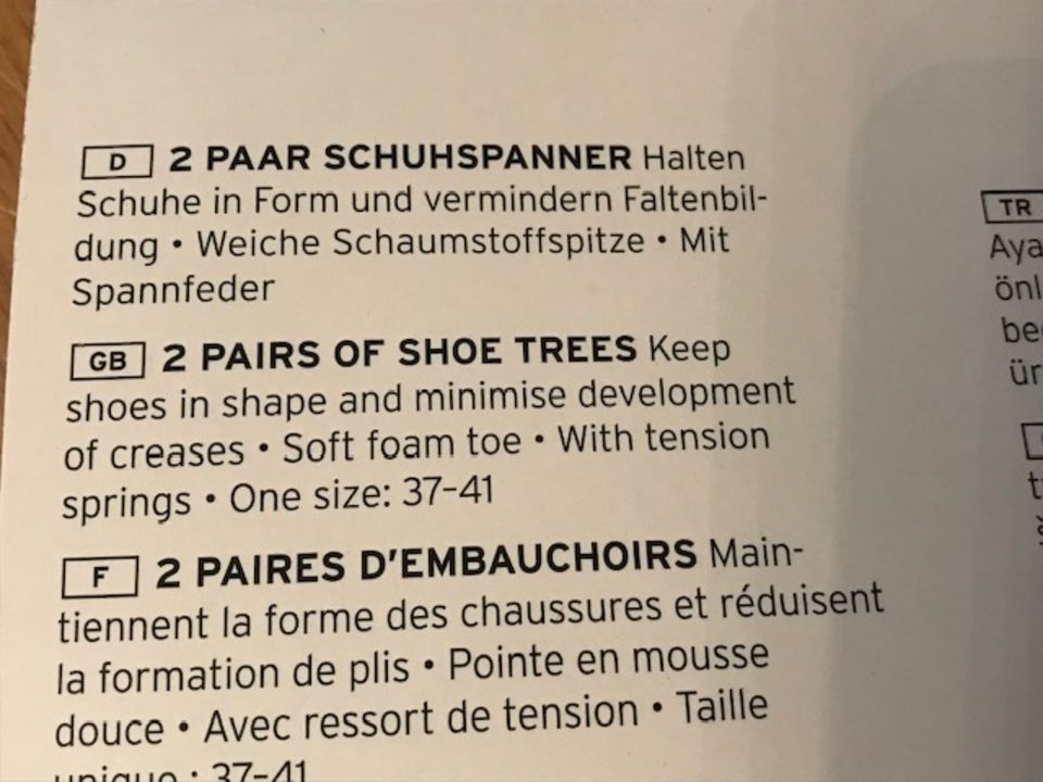 Schuhspanner Damen Pumps 37-41 TCHIBO TCM DEICHMANN in Hamburg