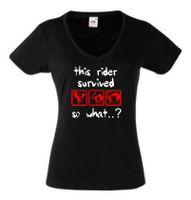 Reiter T-Shirt this rider survived Geschenk Lustig Pferde Nordrhein-Westfalen - Enger Vorschau