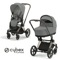 Cybex Platinum Priam Kinderwagen - New Generation - Mirage Grey - Gestell Rosegold - Lux Carry Cot Babywanne - NEU - TOP ANGEBOT Hessen - Fulda Vorschau