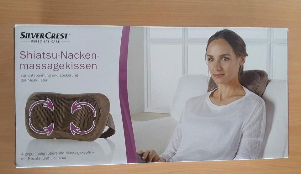 Shiatsu Nacken Massagekissen mit Wärme - Silvercrest in Bayern - Neu Ulm |  eBay Kleinanzeigen ist jetzt Kleinanzeigen