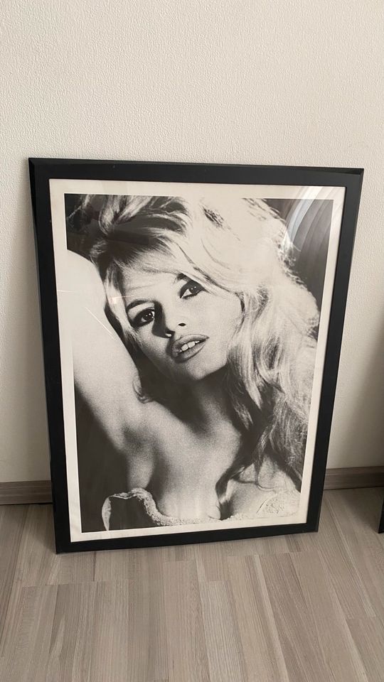 Poster mit Rahmen Brigitte Bardot in Salzgitter