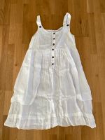 Leinen Sommer Träger Kleid weiß Gr. M - Made in Italy Bayern - Heroldsberg Vorschau