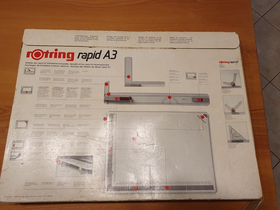 ++ROTRING RAPID A3 SCHNELL-ZEICHENPLATTE++ in Hoppegarten