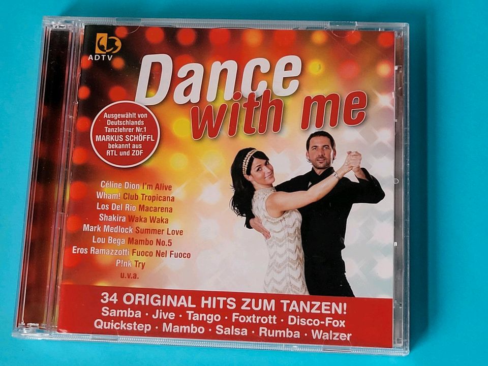 Dance with me ☆ 2 CD ☆ Markus Schöffl adtv Tanzalbum Tanzen Lets in Rheda-Wiedenbrück