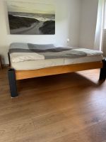 Bett, vollholz, 180 x 200 mit Natur-Latex-Matratzen Hessen - Kassel Vorschau