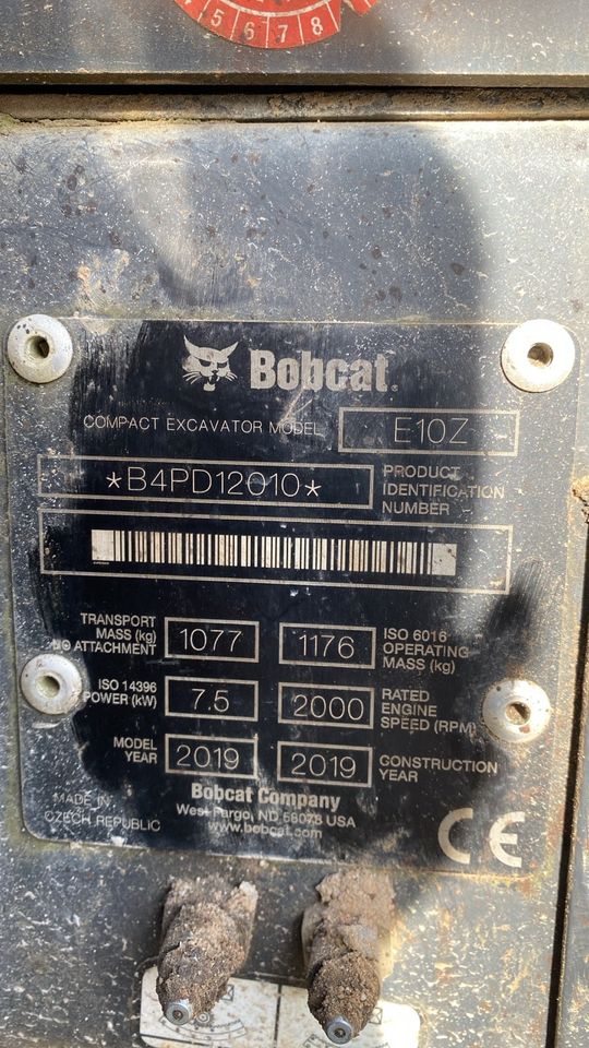 Bobcat E10 z Minibagger mieten oder kaufen in Weingarten (Baden)
