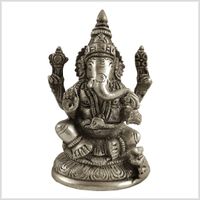 Ganesha sitzend Messing komplett versilbert 12cm 860g Hamburg-Mitte - Hamburg Borgfelde Vorschau