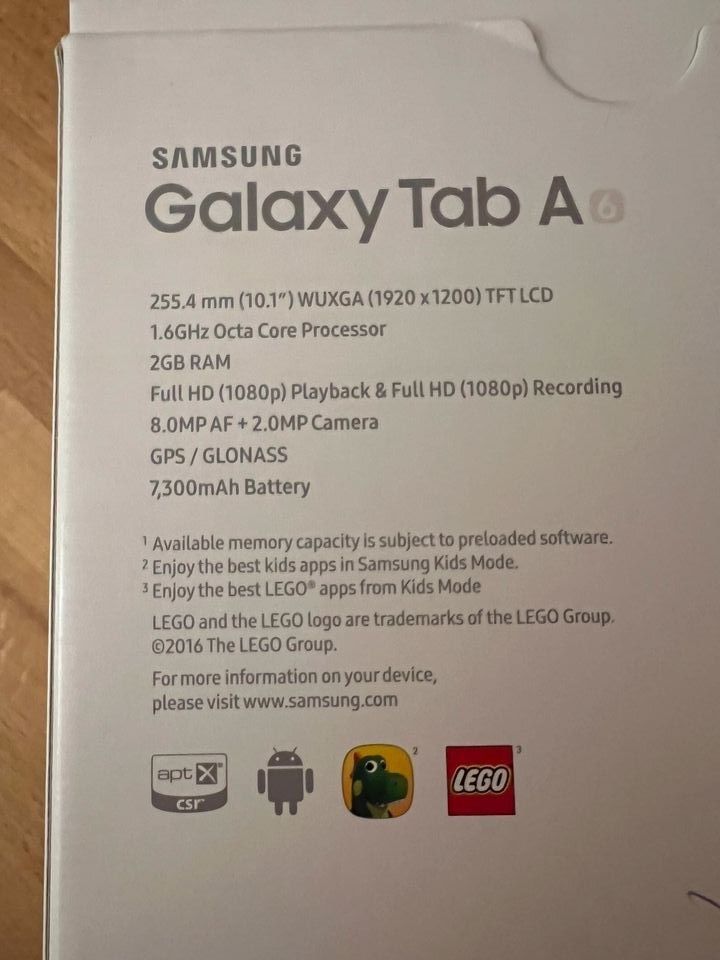 Samsung Galaxy Tab A T580 25,54 cm (10,1 Zoll) Wi-Fi Tablet-PC in Berlin