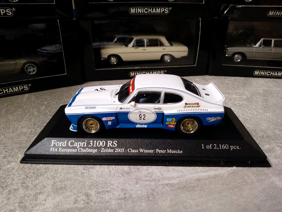 Minichamps Ford Capri RS-3100-RS P. Mücke Winner 1:43 Modellauto in Hamburg