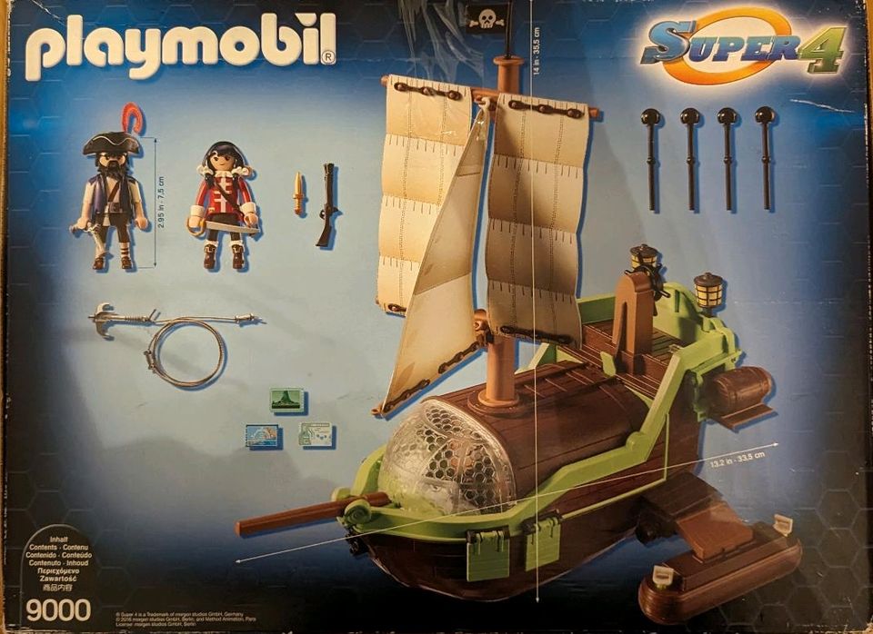 Playmobil Piratenschiff Super 4 - 9000 in OVP in Essen
