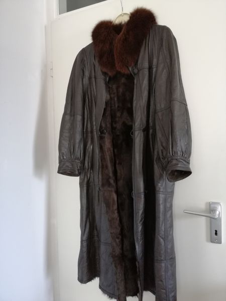 Lange elegante leichte braune Leder Mantel mit Pelz drinnen in München -  Milbertshofen - Am Hart | eBay Kleinanzeigen ist jetzt Kleinanzeigen