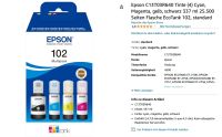 Druckerpatronen Epson 102 Multipack Nordrhein-Westfalen - Gescher Vorschau