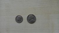 Alte US Münzen 5 Cent / 1 Cent / 1 Dime Rheinland-Pfalz - Mertesdorf Vorschau
