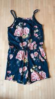 Name it Jumpsuit 128 blau geblümt Blumen Einteiler Hessen - Gladenbach Vorschau