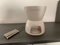 Fondue Schokofondue Schokoladen Fondue Keramik mit Spießen Bayern - Wildenberg Vorschau