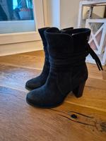 Schwarze Stiefeletten Tom Tailor Wildleder Look Absatz Gr. 36 seh Hessen - Flieden Vorschau