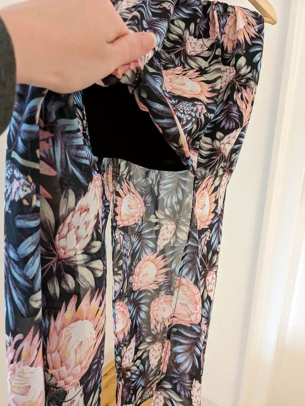 Maxi Rock H&M 36 S Blumen Flower print mit seitlichen Schlitzen in Berlin