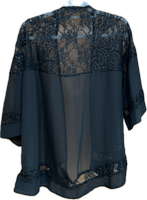 Spitzenjacke Gr. 40/42 Blau Neu nie getragen Hessen - Hilders Vorschau